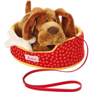 sigikid Kuscheltier Hund mit Korb 36994