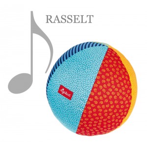 Ball mit Rassel für Babys - Softball 11 cm