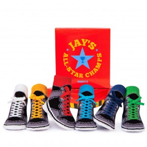 Converse All-Star Chucks aehnliche Babysocken von Trumpette