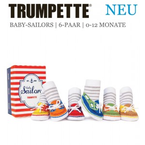 Trumpette Baby Sailors 6er-Pack in Geschenkverpackung