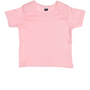 T-Shirt mit Couvert-Halsöffnung rosa