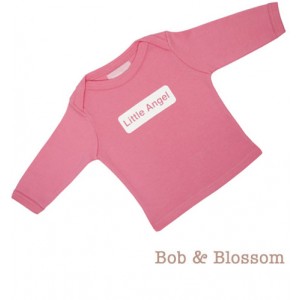 Bob & Blossom Longsleeve "Little Angel" rosa
