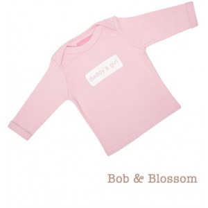 Bob & Blossom Longsleeve "daddy`s girl" hellrosa