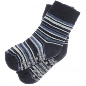 ABS Socken schwarz geringelt