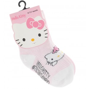 Hello Kitty Socken Doppelpack in rosa