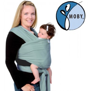 Tragetuch Moby Wrap Classic Jade/Moss grün