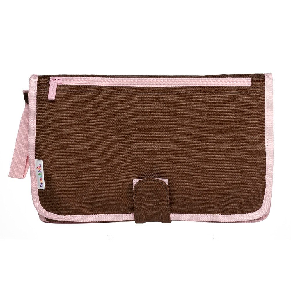 Munchkin Wickeltasche mit Wickelunterlage rosa