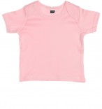 T-Shirt mit Couvert-Halsöffnung rosa