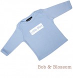 Bob & Blossom Longsleeve "Little Man" hellblau