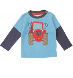 Frugi Baby-Oberteil Traktor Bio-Baumwolle