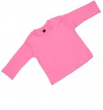 Longsleeve pink mit Druckknöpfen