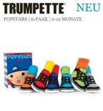 Trumpette Baby-Socken Popstars 6er-Pack