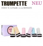 Trumpette Babysocken Cocos pastel Geschenkverpackung
