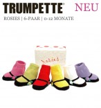 Trumpette Rosies Babysocken 6er Geschenkbox