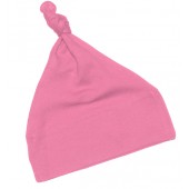 Babymütze mit Knoten pink-rosa für Mädchen