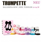 Trumpette Toddler-Socken - Ballerina Bow 12-24 Monate