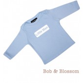 Bob & Blossom Longsleeve "Little Man" hellblau