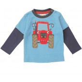 Frugi Baby-Oberteil Traktor Bio-Baumwolle