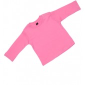 Longsleeve pink mit Druckknöpfen