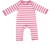Strampler rosa-weiß gestreift ohne Füße