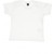 Baby T-Shirt mit Couvert-Halsöffnung weiß