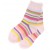 Babysocke rosa bunt geringelt
