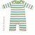 Bob & Blossom Babyschlafanzug hell-bunt gestreift