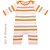 Bob & Blossom Babyschlafanzug bunt gestreift