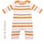 Bob & Blossom Babyschlafanzug bunt gestreift