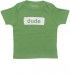 Bob & Blossom Baby T-Shirt "dude" grün