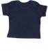 Baby T-Shirt mit Couvert-Halsöffnung dunkelblau