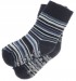 Baby Stoppersocken schwarz geringelt