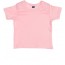 T-Shirt mit Couvert-Halsöffnung rosa