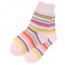 Babysocke rosa bunt geringelt