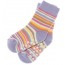 ABS Socken lila geringelt